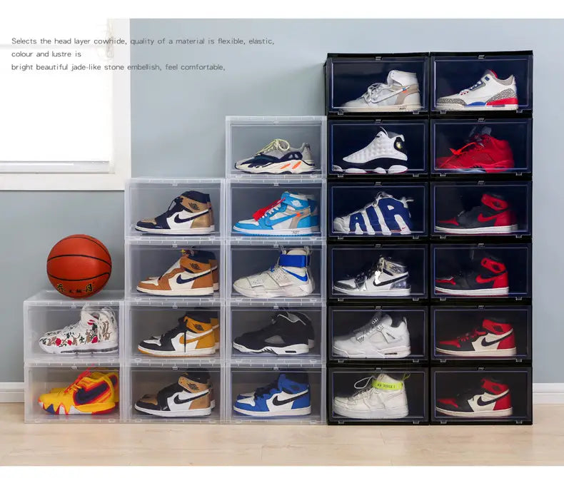 High-top shoe storage box