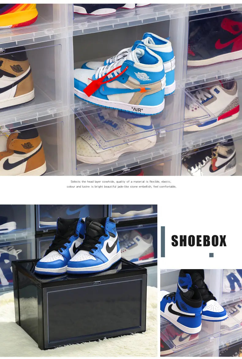 High-top shoe storage box