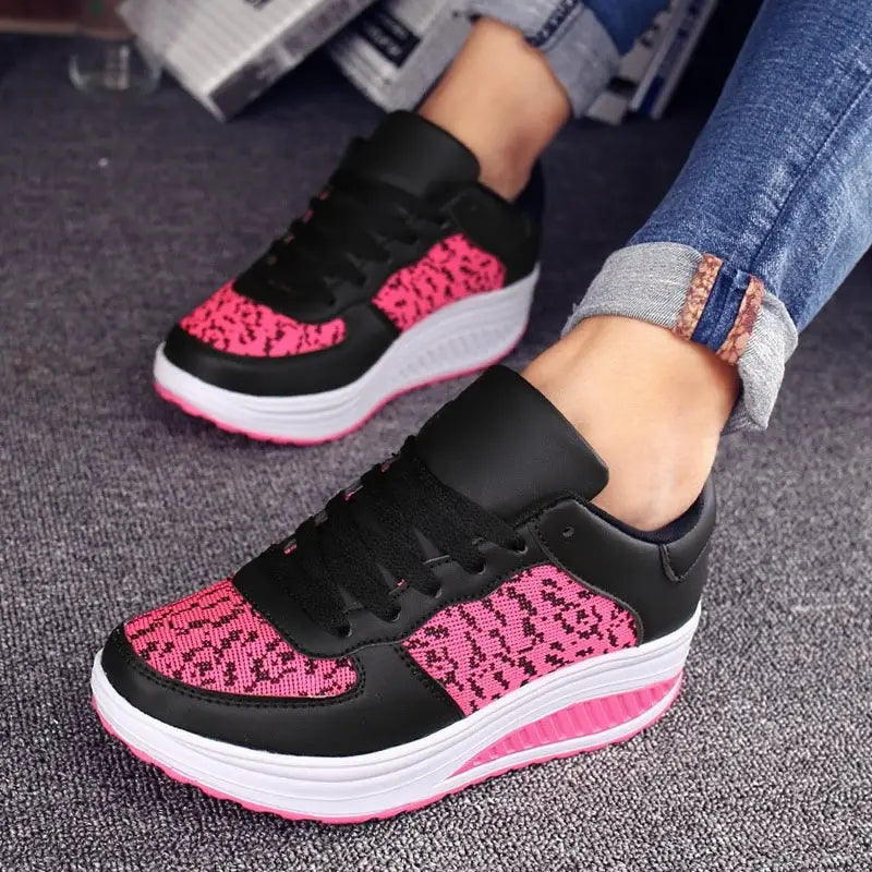 Ladies platform casual shoes