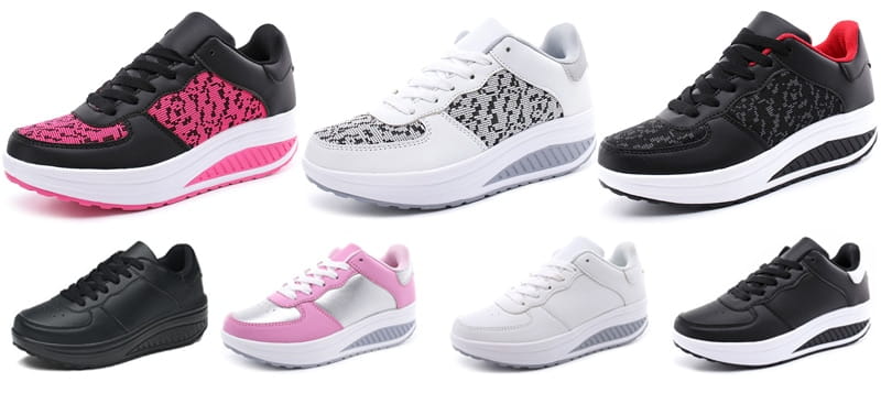 Ladies platform casual shoes
