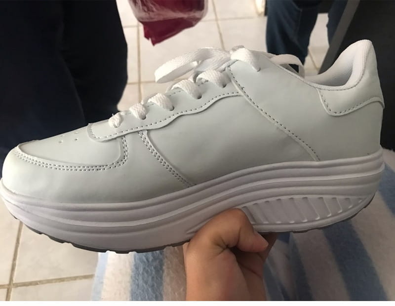 Ladies platform casual shoes