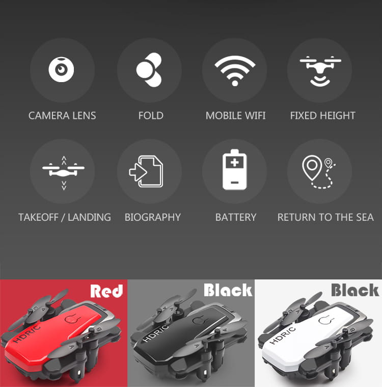 Mini Folding Drone WIFI Remote Control