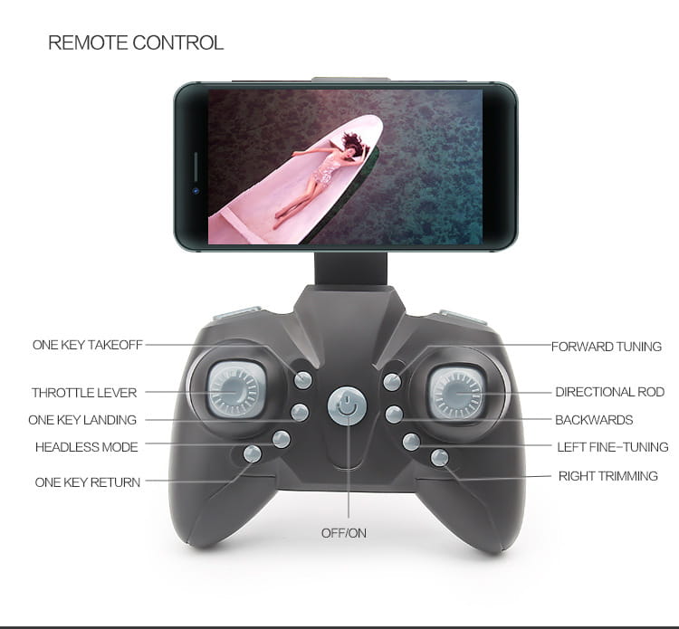Mini Folding Drone WIFI Remote Control