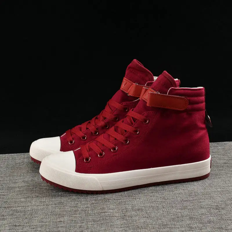 Velcro student canvas shoes