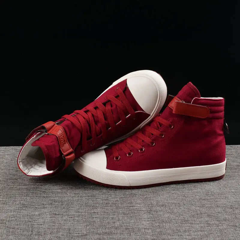 Velcro student canvas shoes