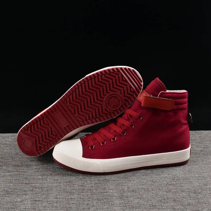 Velcro student canvas shoes