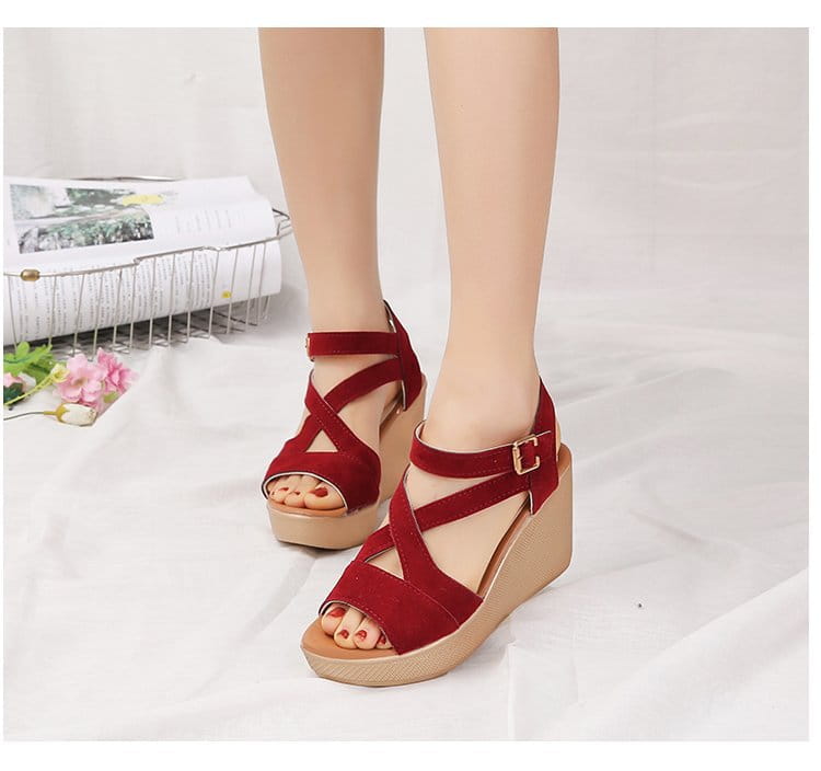 Wedge sandals