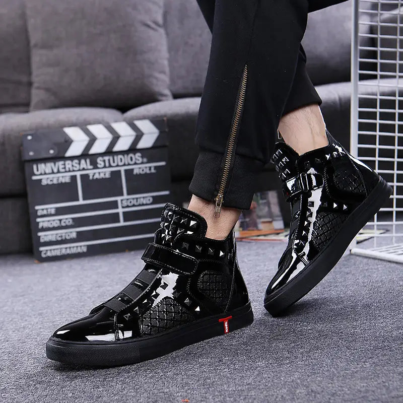 Men’s Velcro ankle boots