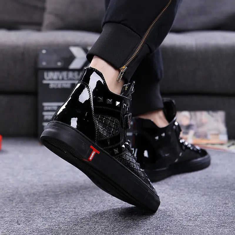 Men’s Velcro ankle boots