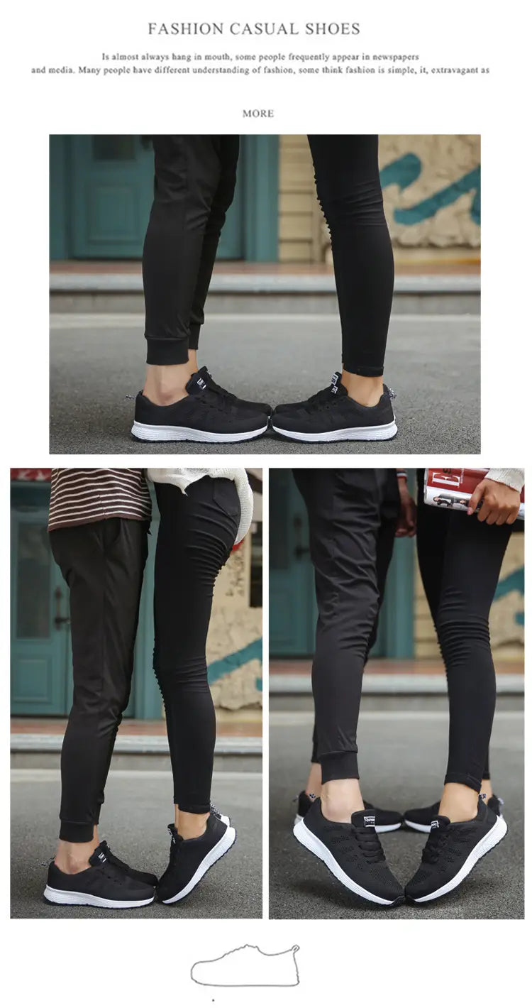 Women Casual Shoes Fashion Breathable Walking Mesh Flat Shoes Woman White Sneakers Women Tenis Feminino Female Shoes