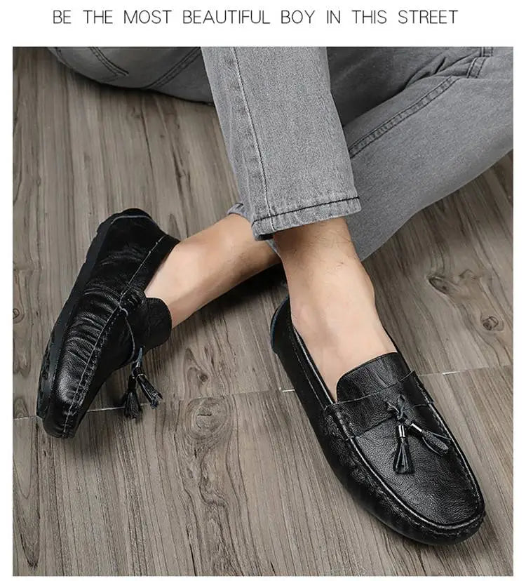Men’s Peas shoes Korean version of the trend of hollow casual shoes