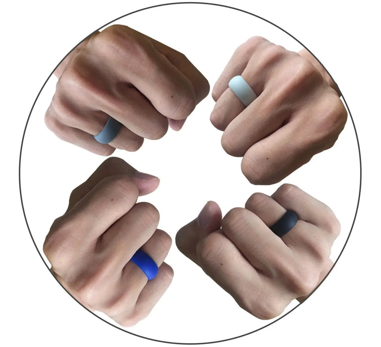 Men’s electronic cigarette silicone ring