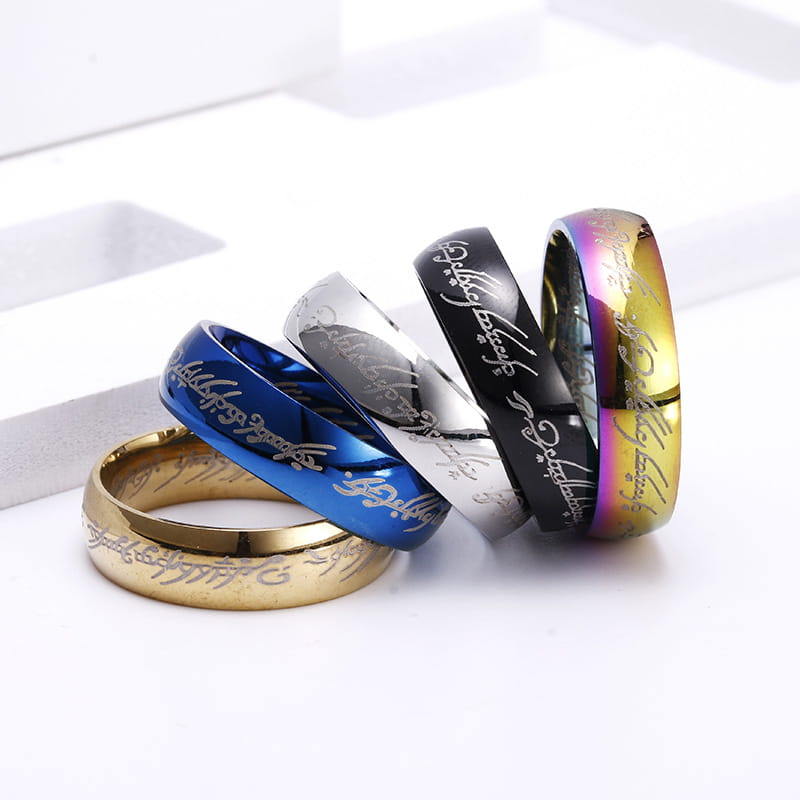 Titanium Steel Ring Men’s Ring Ring
