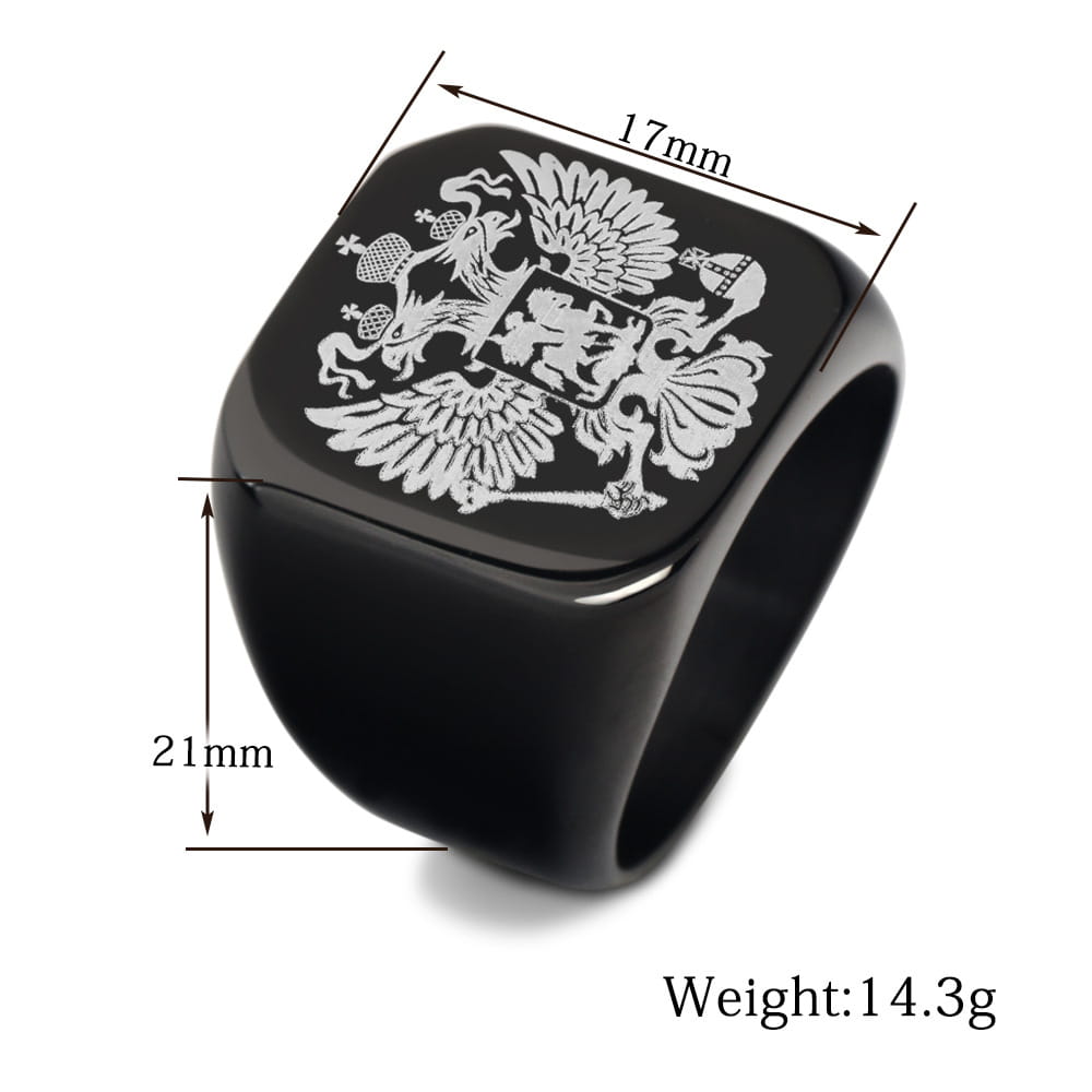 Stainless steel men’s ring