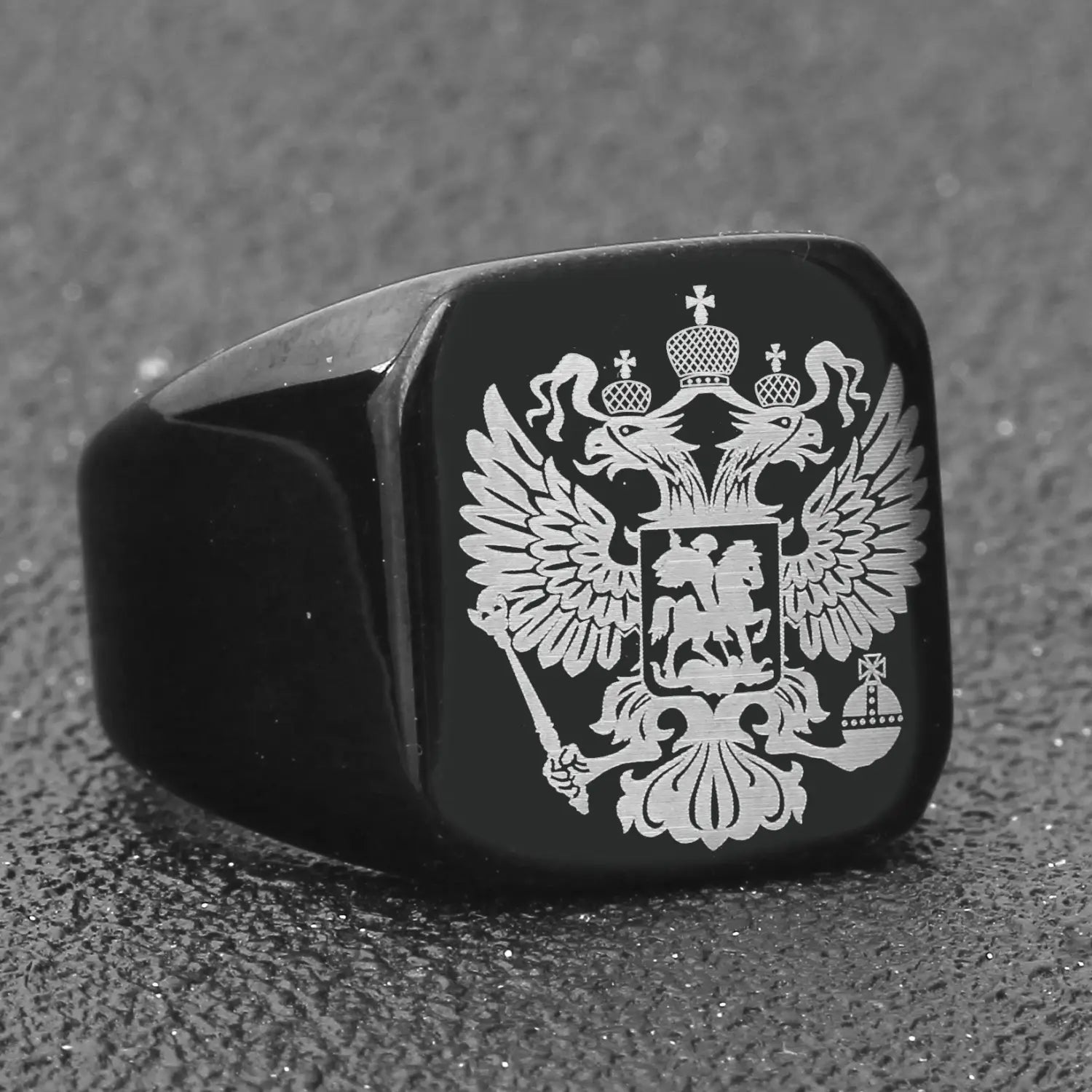 Stainless steel men’s ring