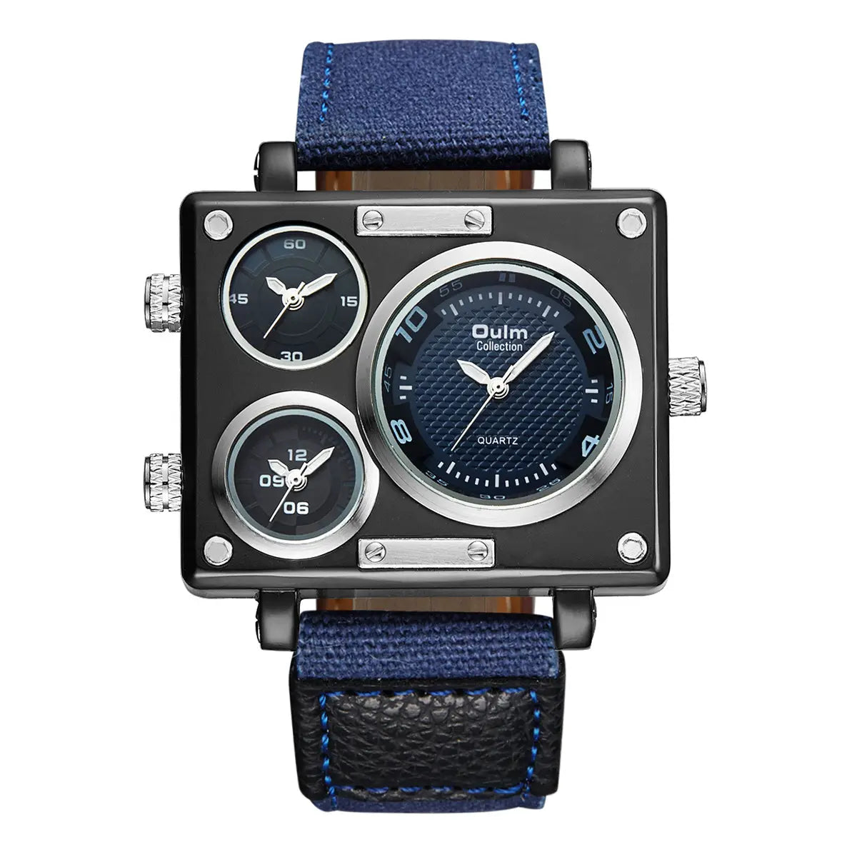 Large double movement watch