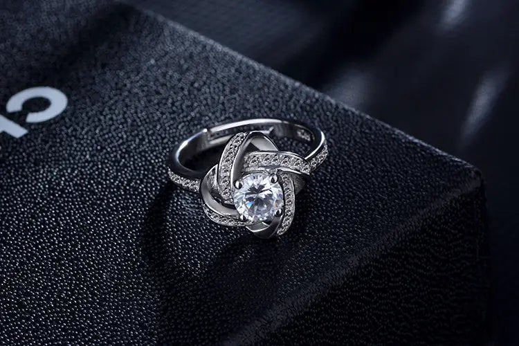 925 Sterling Silver Necklace For Women Forever Heart AAA Zircon Mosaic Necklaces & Pendants Gift