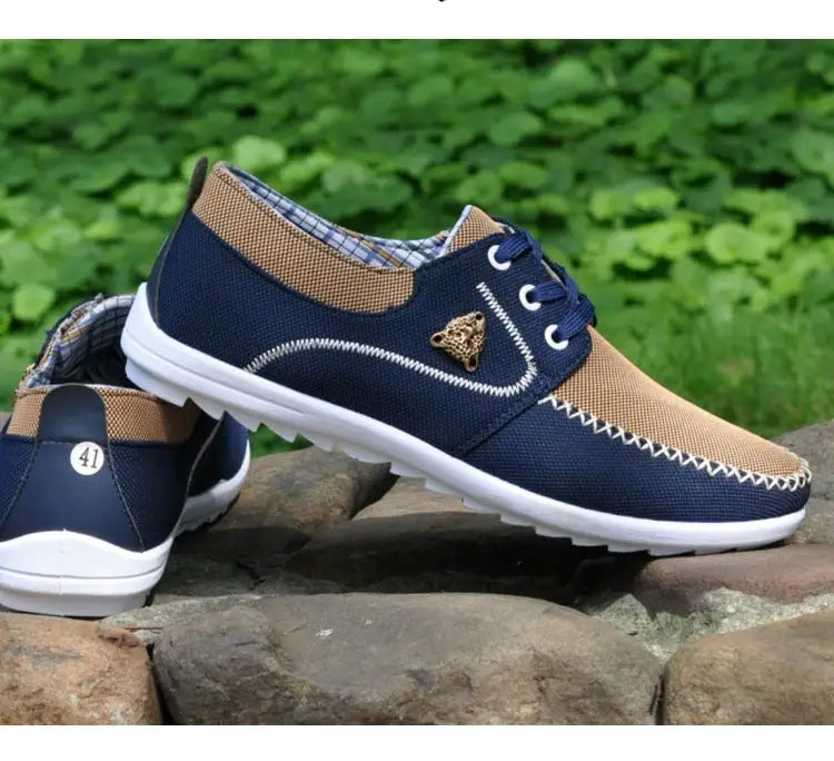 New men’s casual canvas shoes