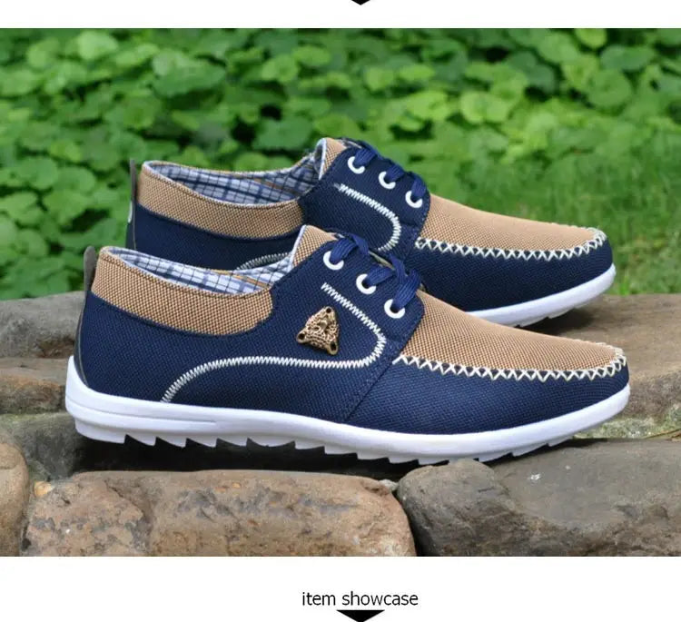 New men’s casual canvas shoes