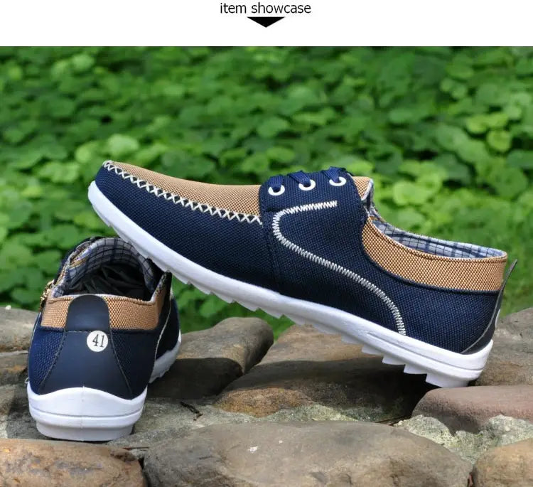 New men’s casual canvas shoes