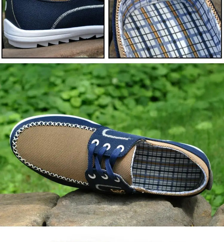New men’s casual canvas shoes