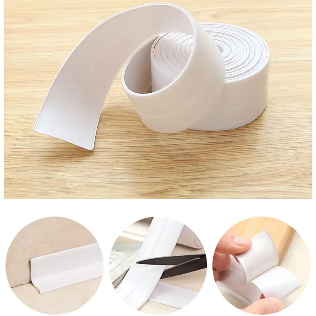 Kitchen And Waterproof And Mildproof Tape Wall Corner Wall Corner Joint Protection Sticker Anti-collision Strip