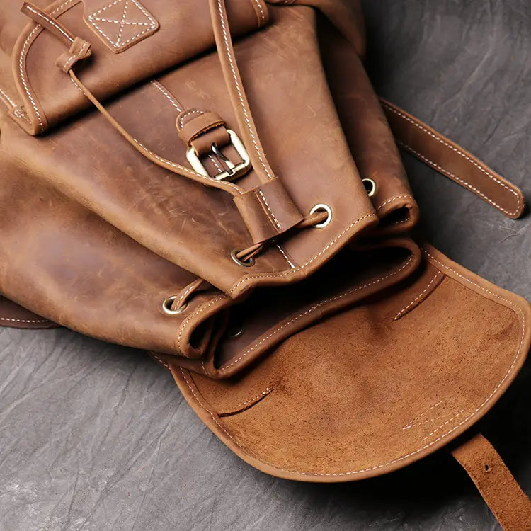 Backpack Women Crazy Horse Leather