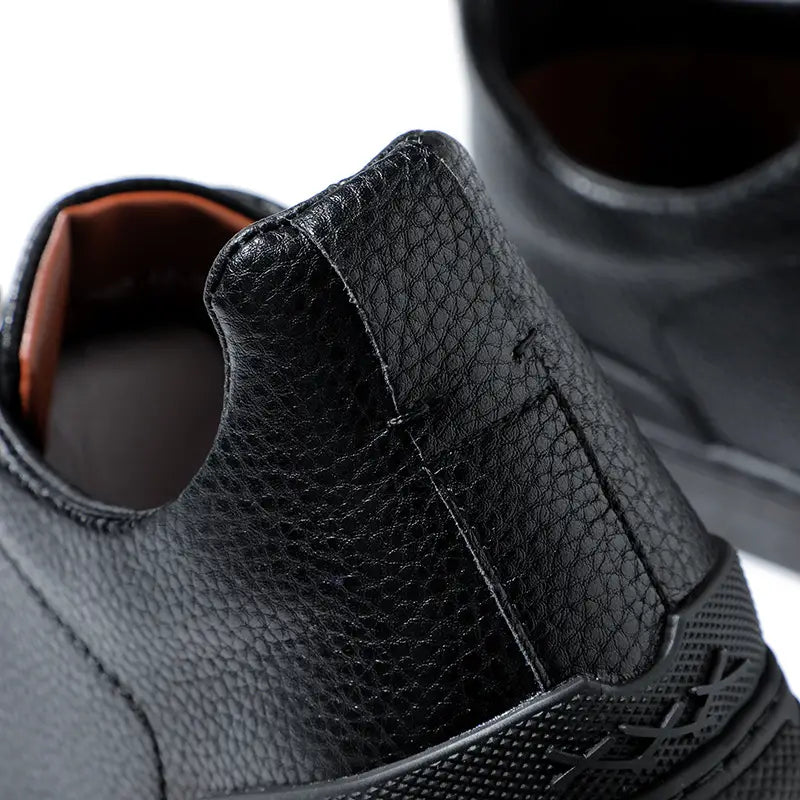 Soft Bottom Soft Surface Short Casual New Men’s Leather Shoes