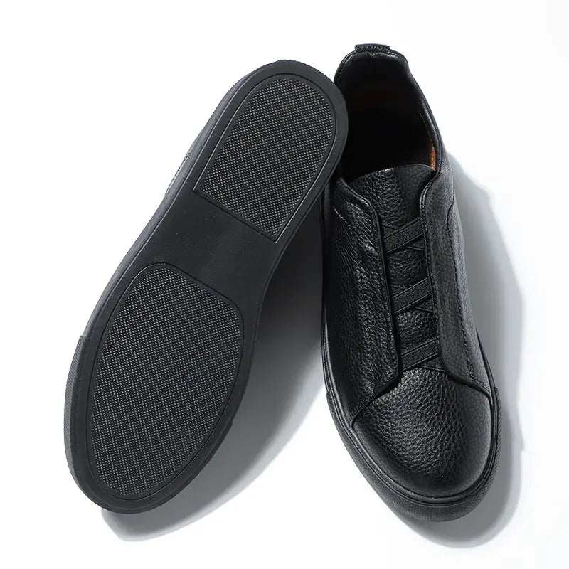 Soft Bottom Soft Surface Short Casual New Men’s Leather Shoes
