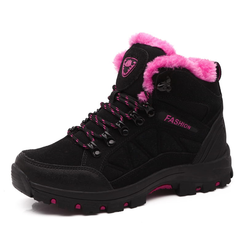 Hiking Shoes Hiking Outdoor Shoes High Top Sneakers Cowhide Fleece-lined Women’s Shoes