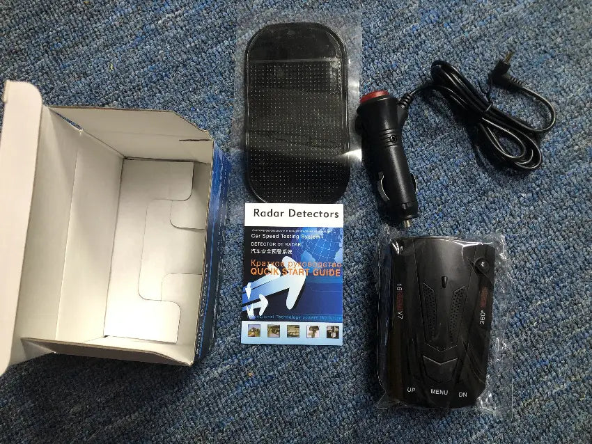 Electronic Dog V7 English And Russian Vehicle-mounted Speed Measurement Vehicle Mobile Speed Measurement Detector