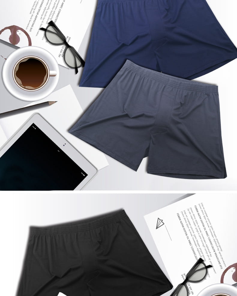 Modal Men’s Breathable Mid Waist Plus Size Underwear