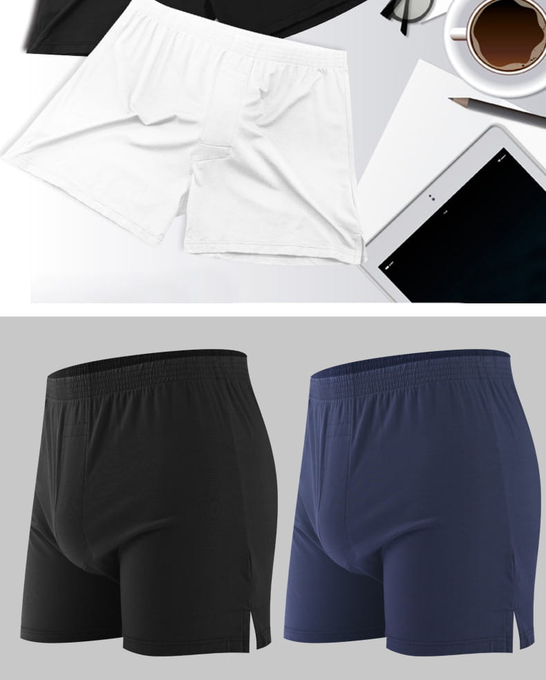 Modal Men’s Breathable Mid Waist Plus Size Underwear