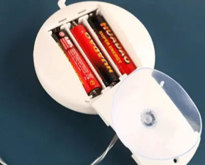 Christmas 3pcs LED Light Star Xmas Tree Hanging Sucker Lamp Window Ornaments Decoration For Home Xmas Navidad New Year