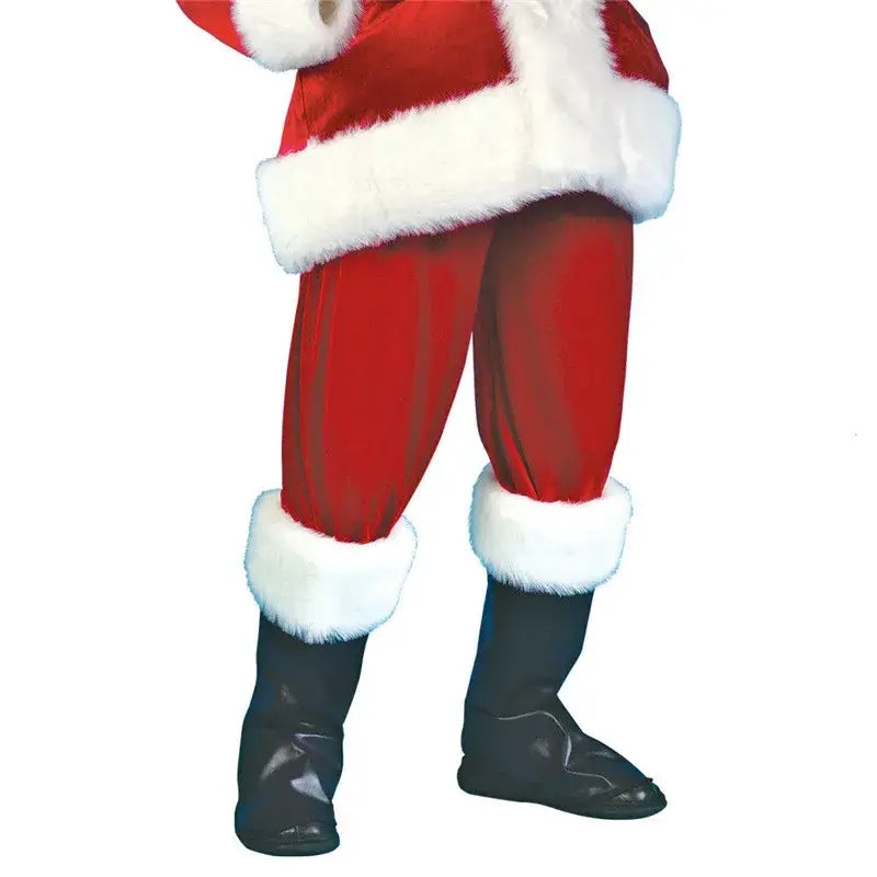 Plus Size Santa Claus Costume For Adults Men Women Christmas Carnival Cosplay Red Plus Size Suit Fancy Costumes
