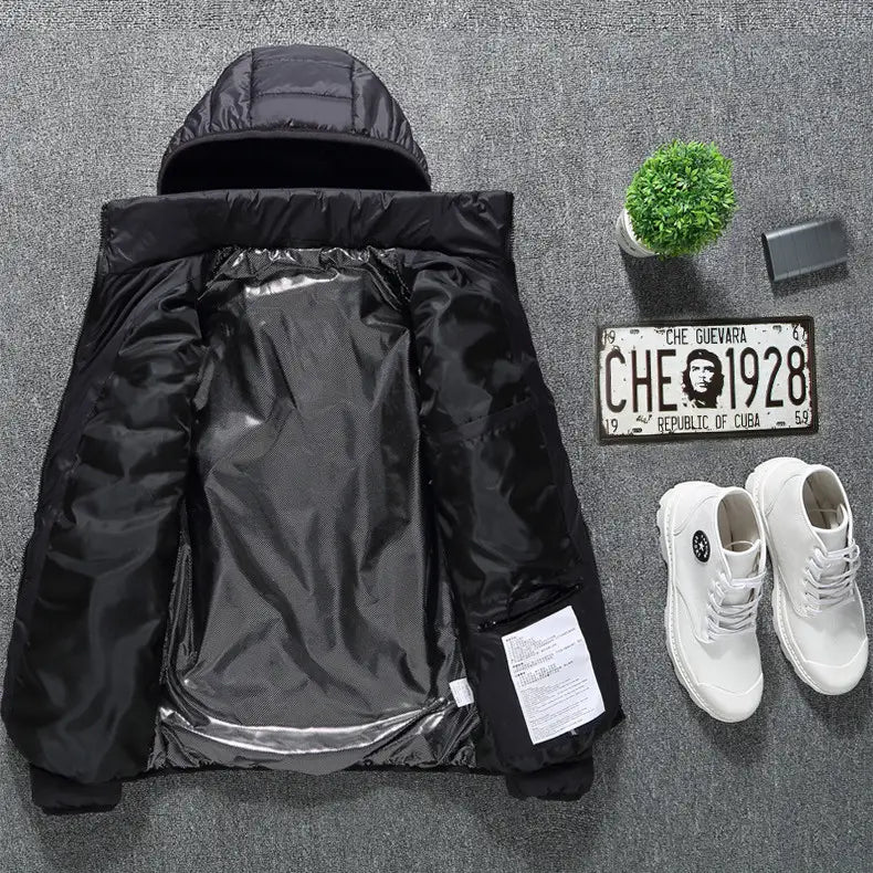 New Heated Jacket Coat USB Electric Jacket Cotton Coat Heater Thermal Clothing Heating Vest Men’s Clothes Winter
