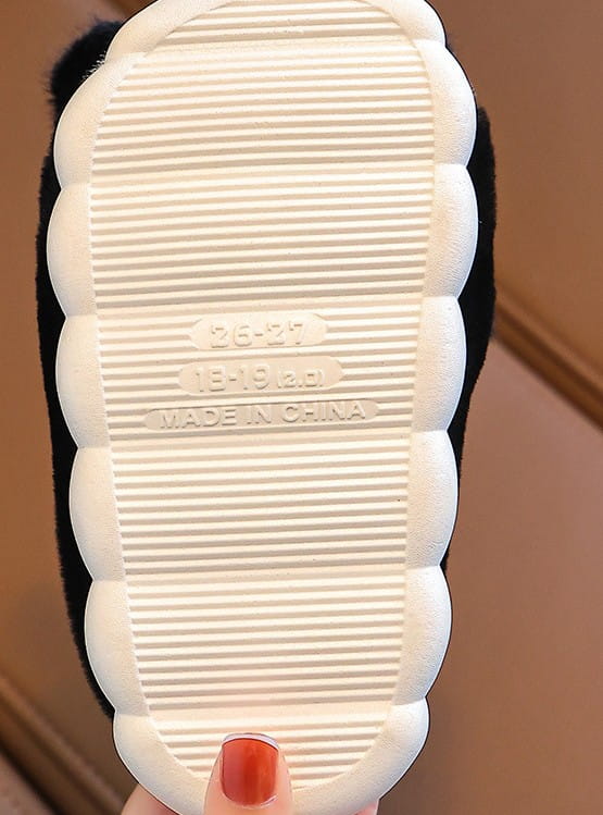 Children’s Cotton Slippers Boys’ Home Wear Plush