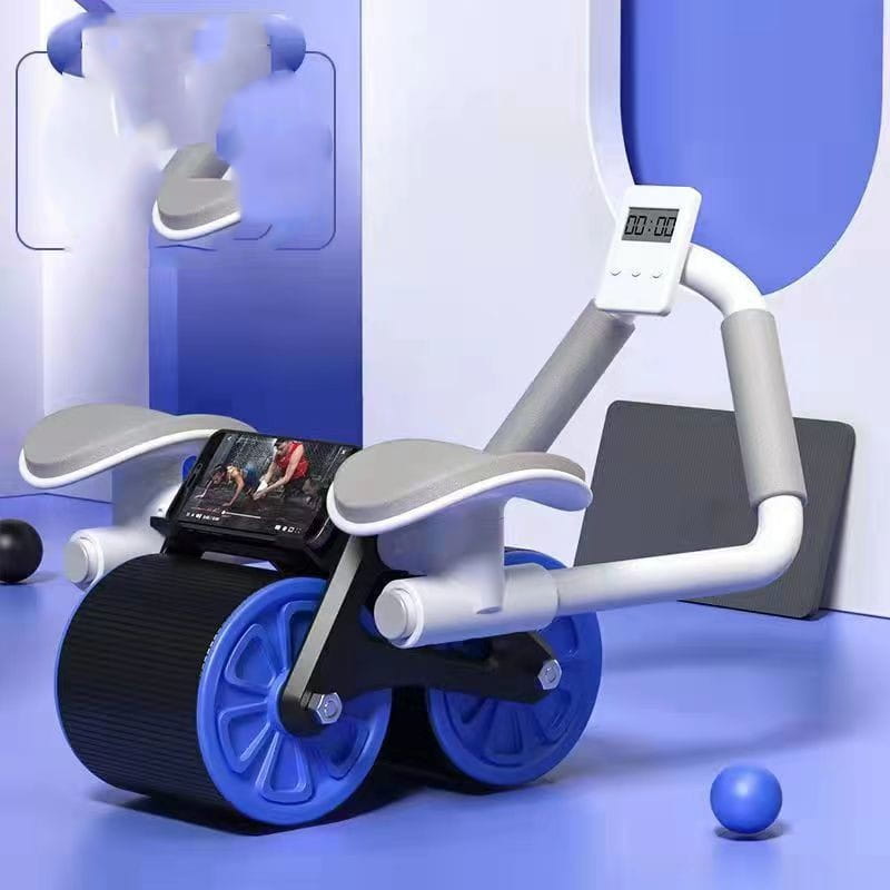 Abdominal Wheel Automatic Rebound AB Roller Abdominal Wheel Elbow Support Men And Women Belly Slimming Belly Fitness