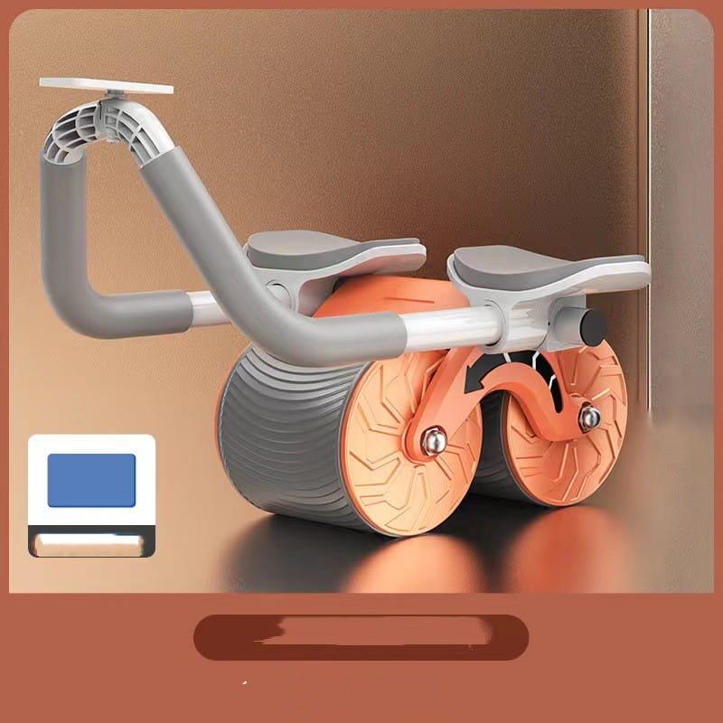 Abdominal Wheel Automatic Rebound AB Roller Abdominal Wheel Elbow Support Men And Women Belly Slimming Belly Fitness