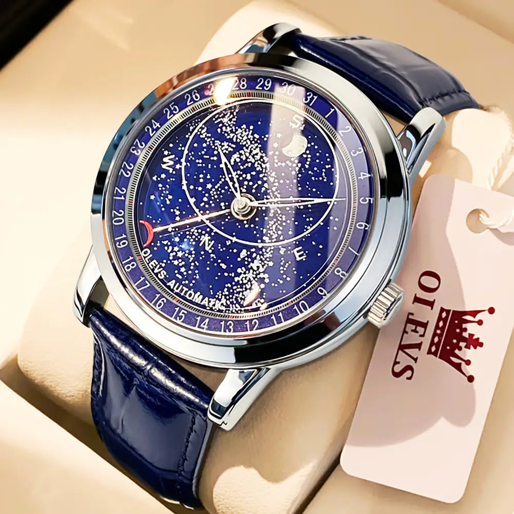 Full-automatic Machinery Of Starry Sky Luminous Men’s Watch