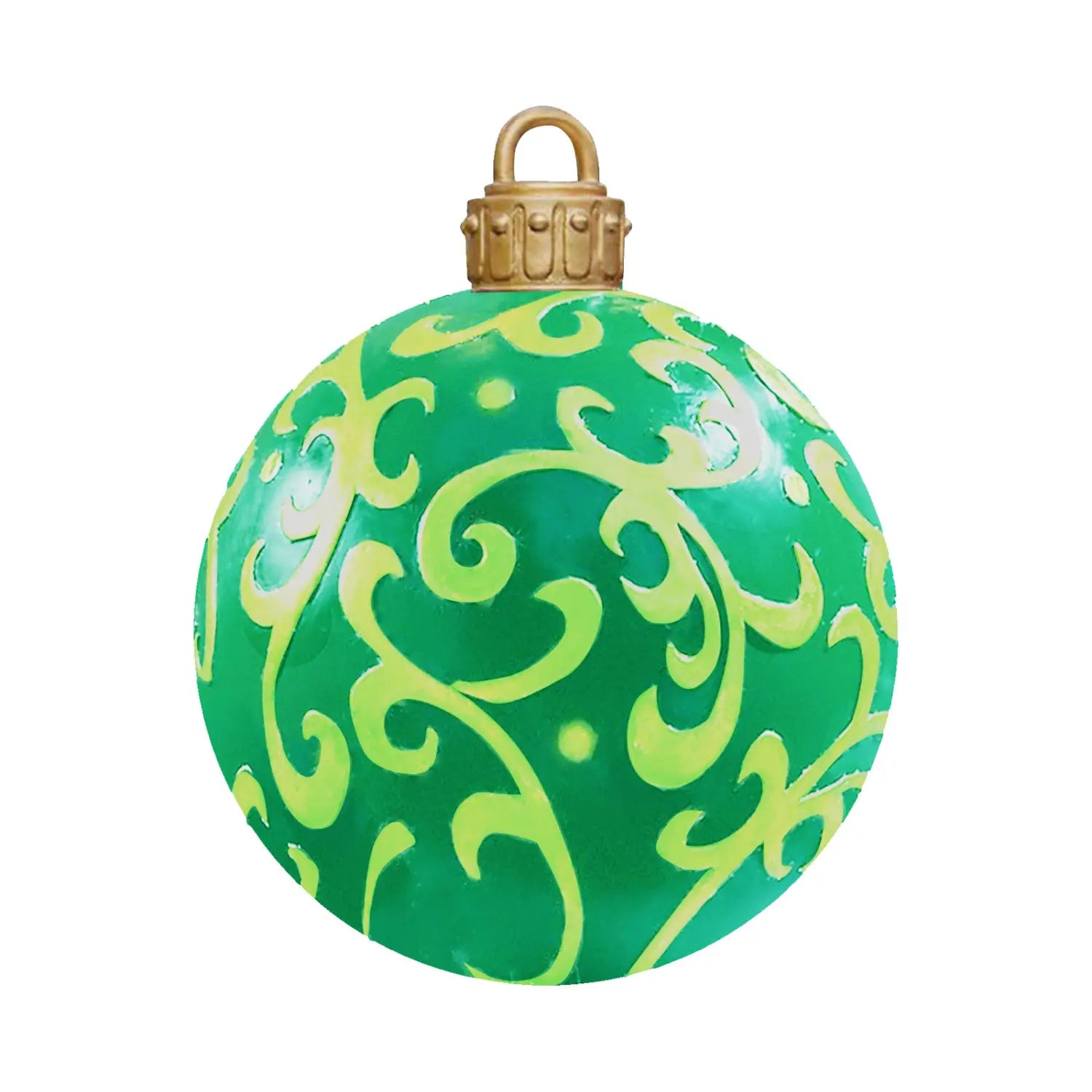 Christmas Ornament Ball Outdoor Pvc 60CM Inflatable Decorated Ball PVC Giant Big Large Balls Xmas Tree Decorations Toy