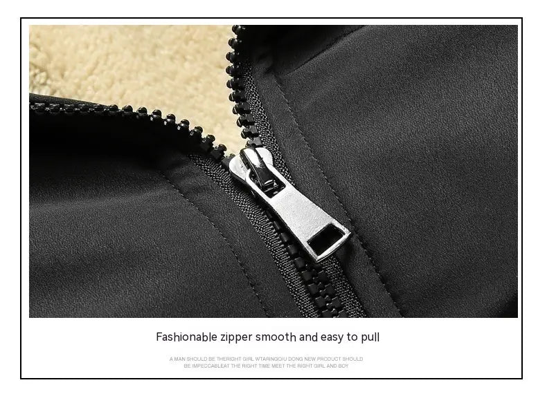 Collar Cotton-padded Coat Oversized Coat Men