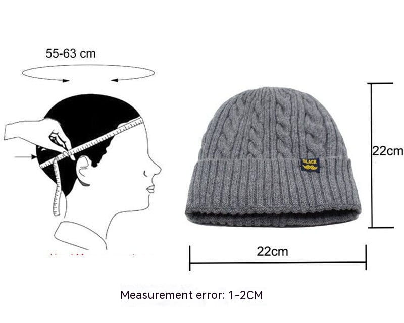 European And American Knitted Hat Men’s Autumn And Winter Hat