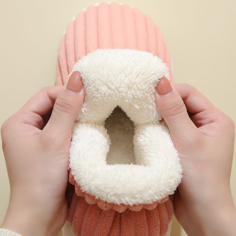 Men Winter New Women Cotton Slippers Outdoor Fashion Couple Slippers Warm Indoor Bedroom Cotton Plush Shoes Fleece