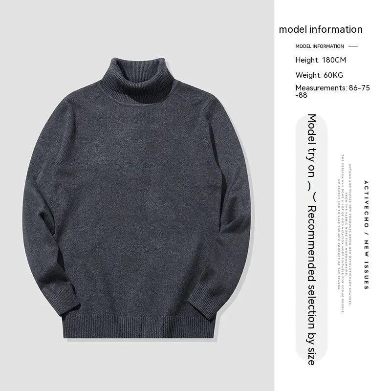 Winter Inner Wear Men’s Casual Slim Bottoming Shirt