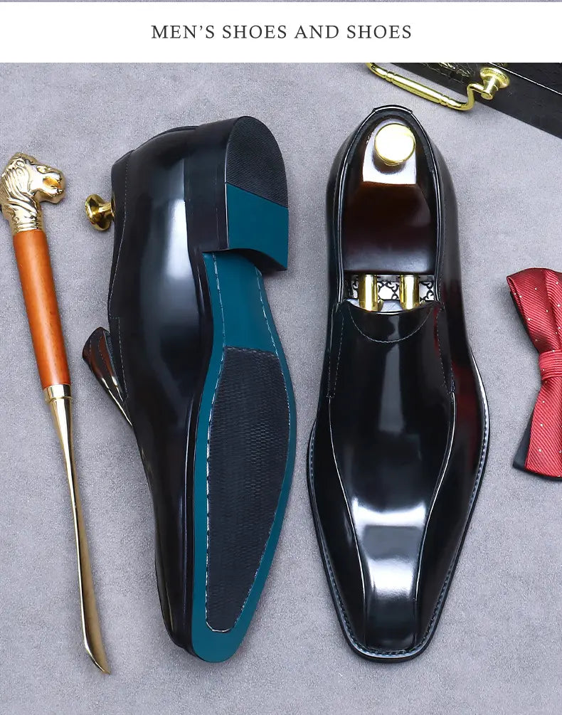 Business Formal Wear Shoes Cowhide Men’s Office Shoes