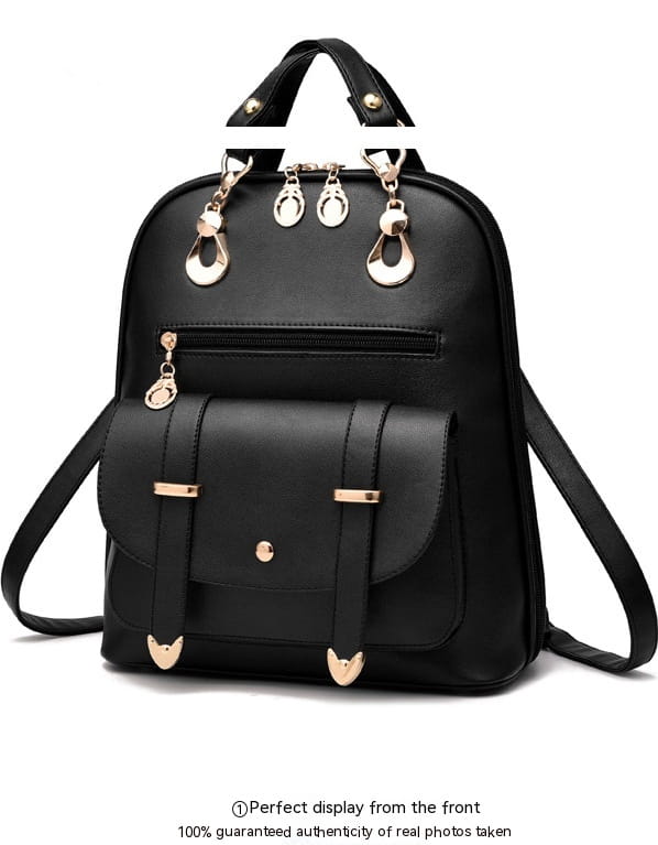 Female bag fashion PU leather dual-use backpack
