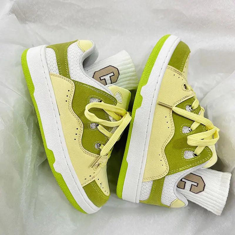 Denim Canvas Cold Glue Bread Shoes