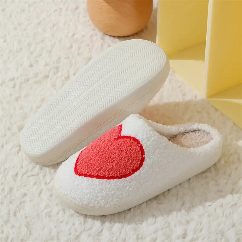 Women’s Home Slippers Fashion Plush House Shoes For Valentine’s Day