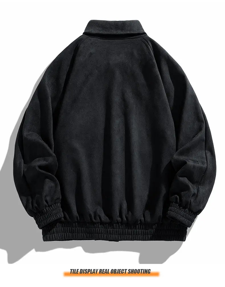 Vintage Suede Coat Men’s Baseball Uniforms Boys Jacket